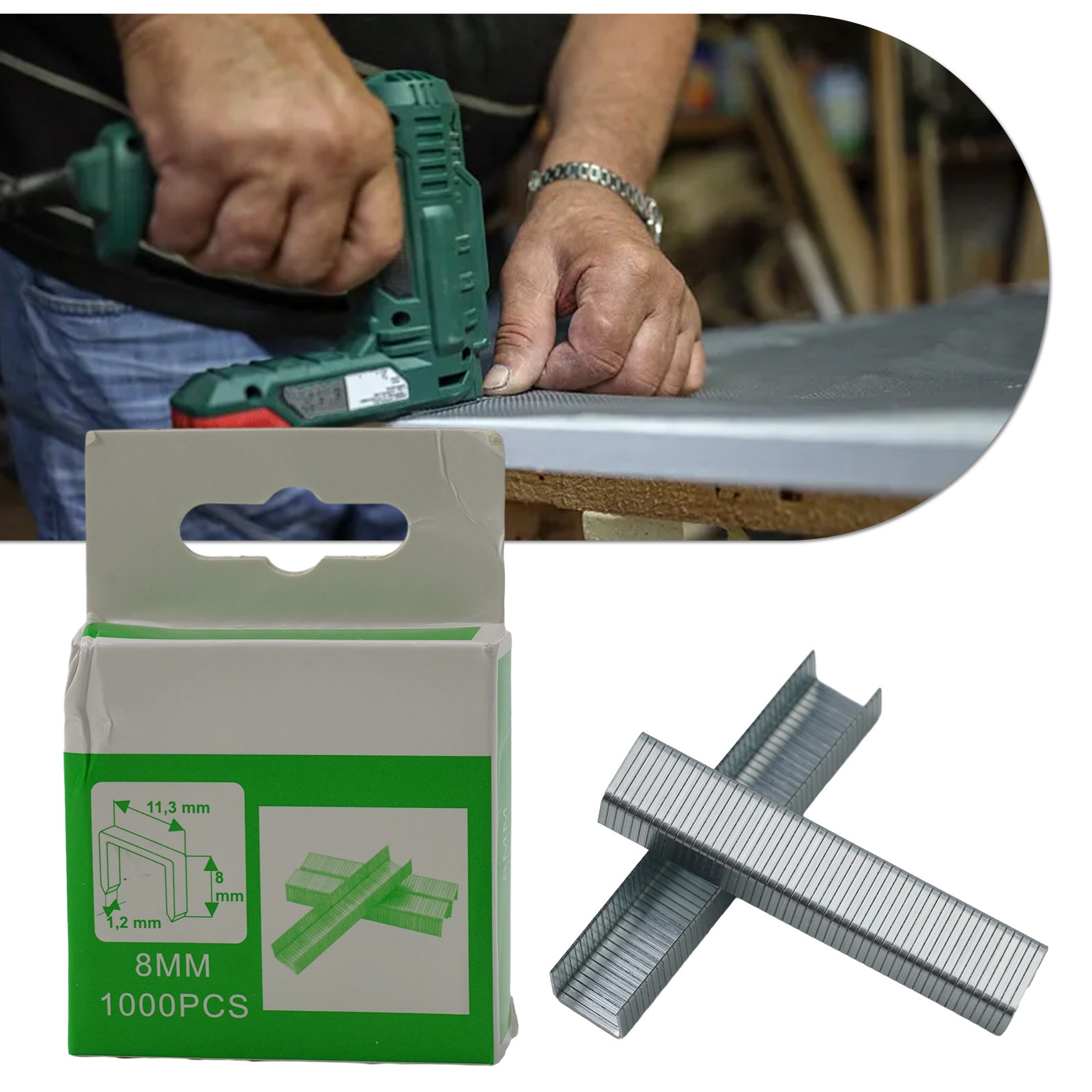1000 قطعة U/الباب/T على شكل مس - مراجعة Stapler Heavy Duty وسعره