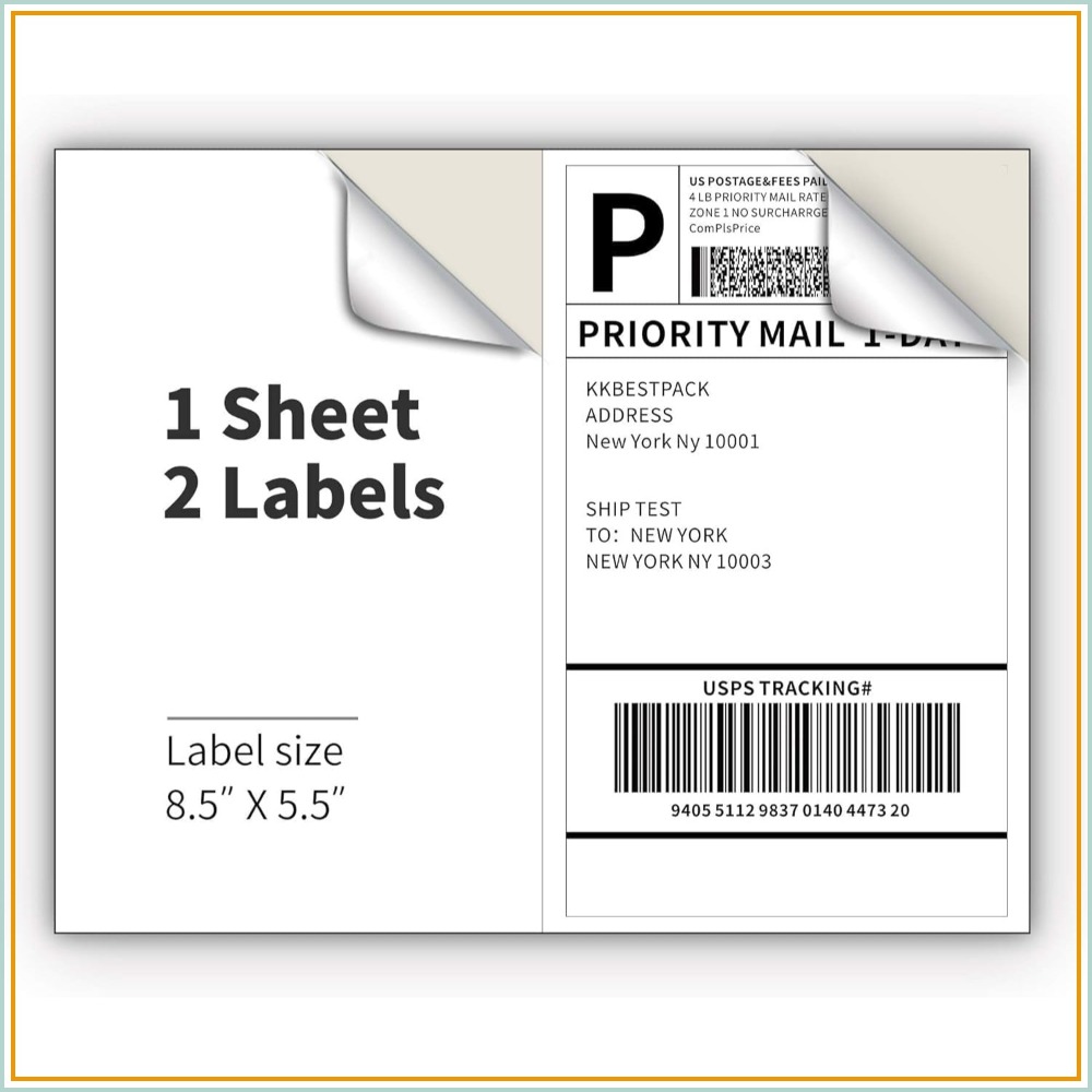 ملصقات شحن نصف ورقة للطابعات ا - مراجعة Label Printer وسعره