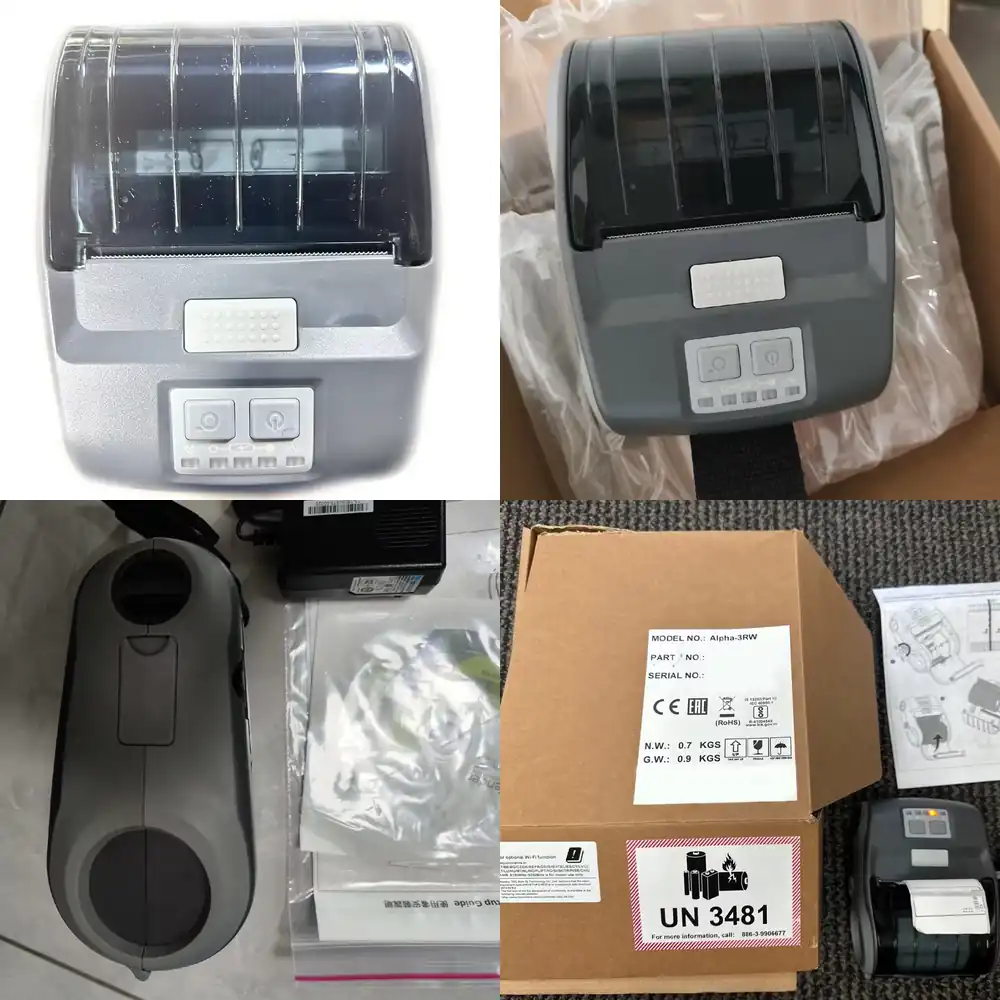 طابعة باركود حرارية محمولة TSC - مراجعة Thermal Printer وسعره