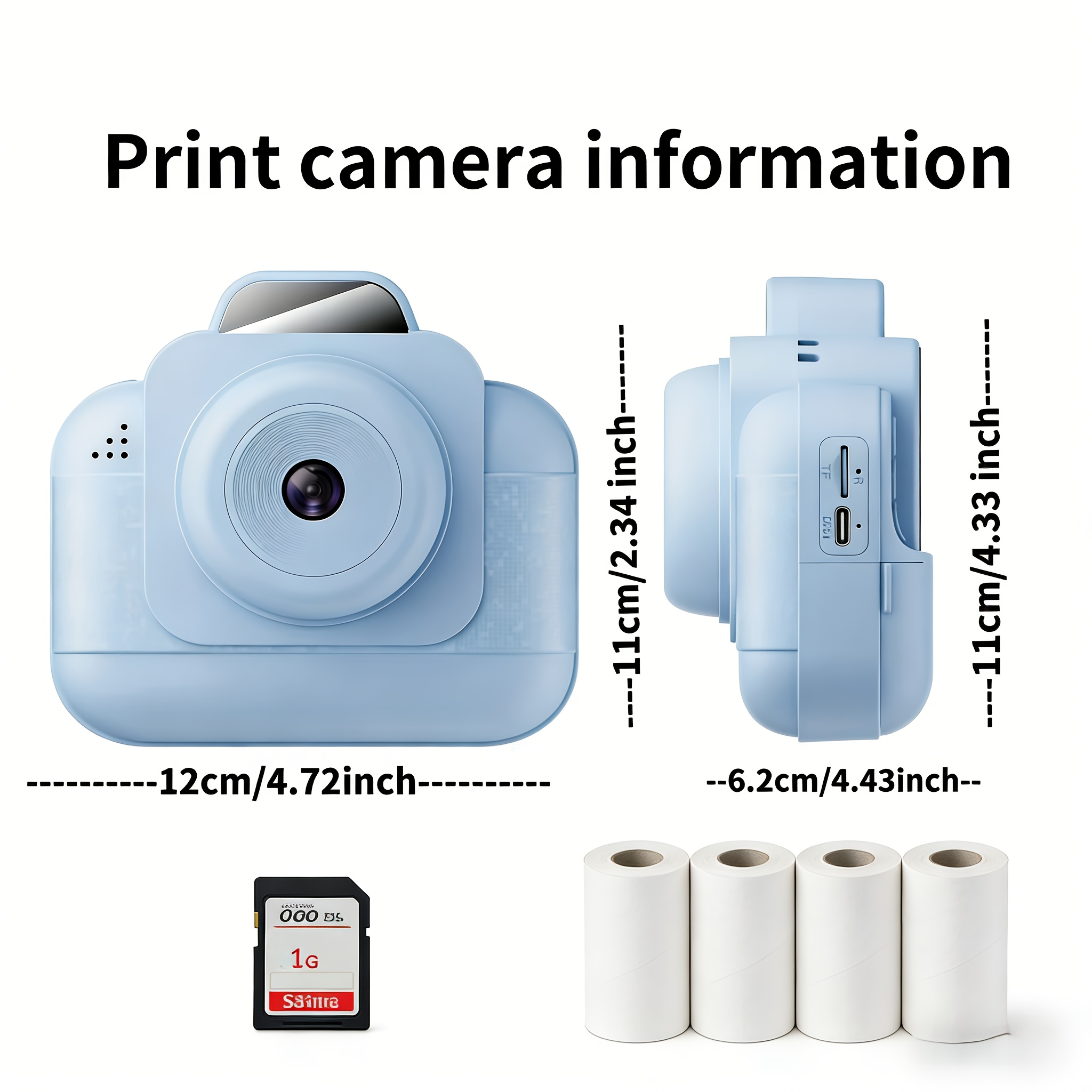 طابعة صور محمولة (لون أزرق) مع - مراجعة Thermal Printer وسعره