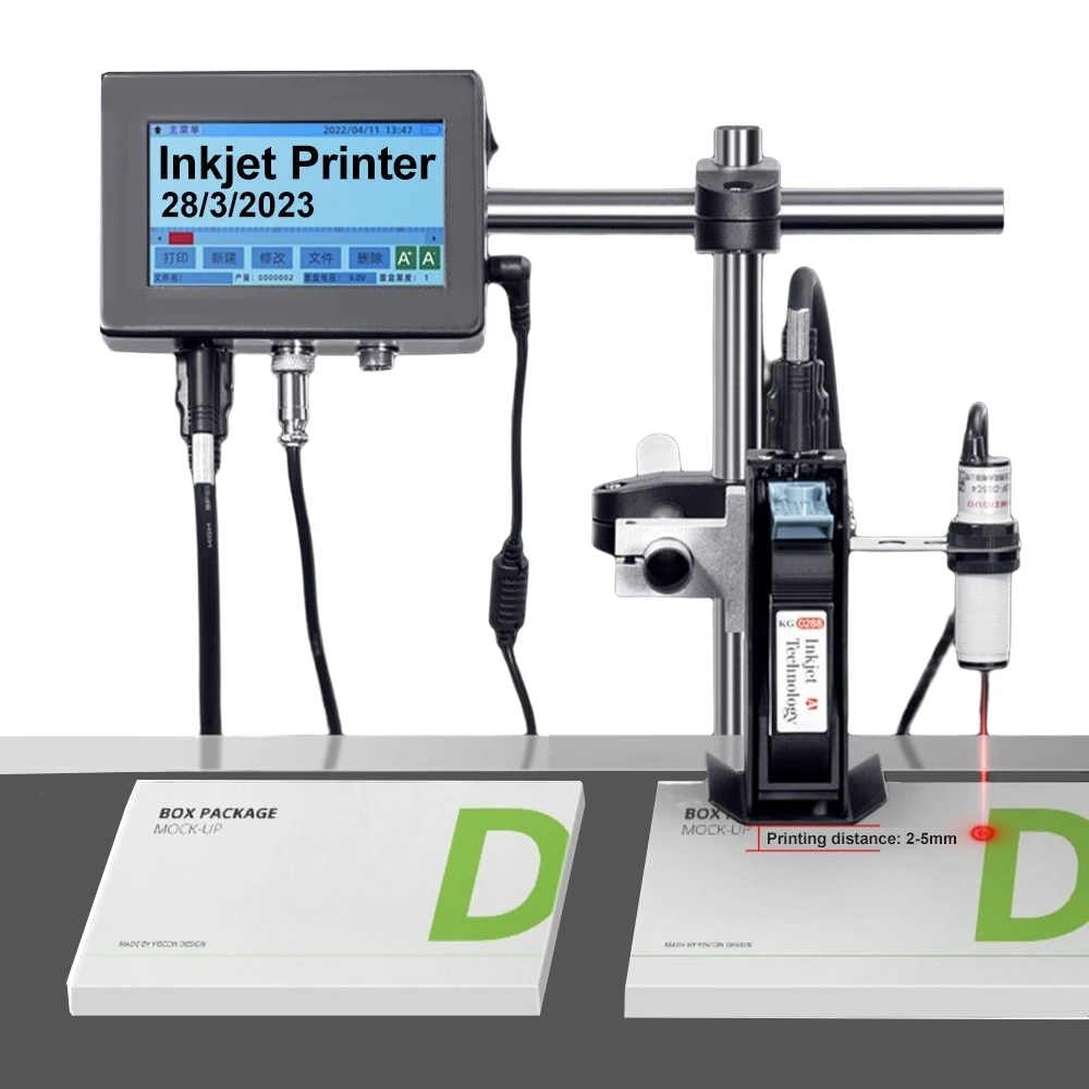 التلقائي طابعة نافثة للحبر الت - مراجعة Barcode Printer وسعره
